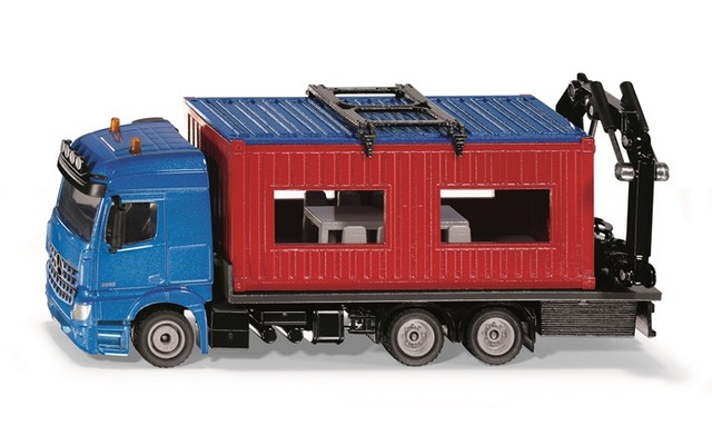 Siku 1/50 Mercedes-Benz Truck with construction containe